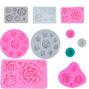 rx32 silicone rose mold