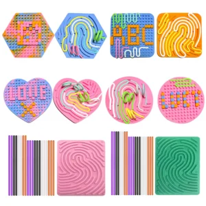 RXB8 silicone Sensory toys activity board (11)