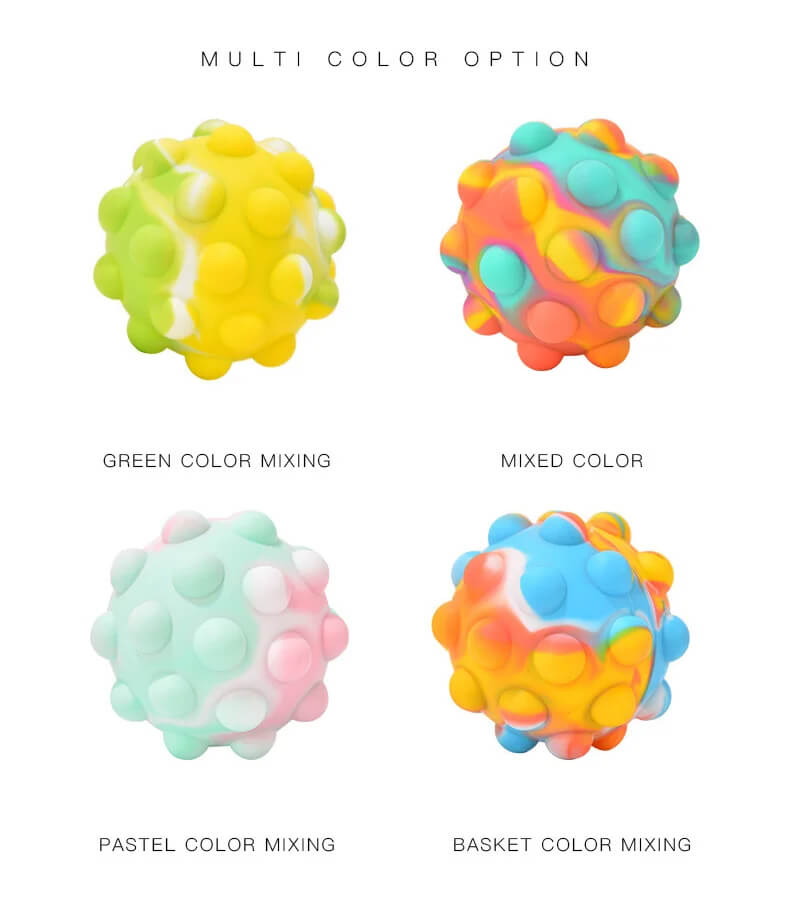 Educational Autism Relief Anxiety Stress Silicone Decompression Bubbles Calming Sensory Toys For Autism - Image 2